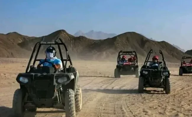 Experience a desert buggy safari adventure in Hurghada for families and thrill-seekers.